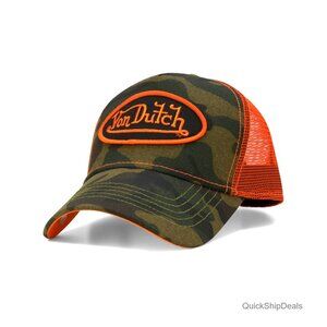 Adjustable Snapback Trucker Cap, Mesh Back, Curved Bill, Unisex Fit